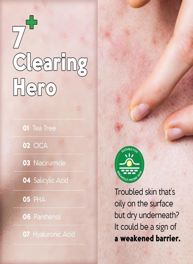 Troubless CLEAR 7 Plus Pure Moisture Body Lotion - Hydrating Body Moisturizer for Troubled Sensitive Skin w/ 7 Skincare Ingredients Gentle, Calming & Non Greasy Body Cream for Women & Men (16.9 fl oz) - Image 3